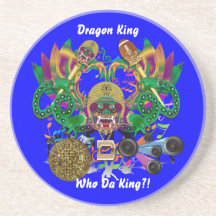 Football Mardi Gras Memorabilia View Notes Please Drink Coasters