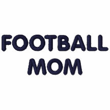 FOOTBALL MOM shirt (embroidered)