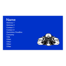 football_player100 FOOTBALL PLAYER TOUGH SPORTS SU Business Card