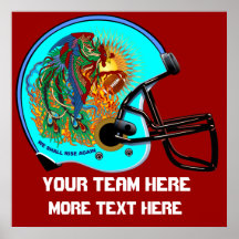Football Poster "Rise Again!" Think you can?