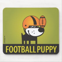FOOTBALL PUPPY Mouse Pad