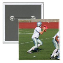 Football Quarterback Pinback Buttons