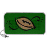 Football Scroll Sports Design Doodle Travelling Speaker