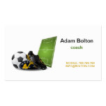 Football , Soccer Coach Business Card Template