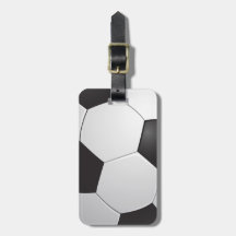 Football Soccer Travel Bag Tag
