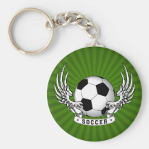 Football Soccer Wings Keychain
