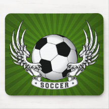 Football Soccer Wings Mousepad