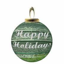 Football Stadium Christmas Ornament Photo Sculpture