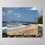 Footprints in Kauai Canvas Wall decor