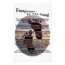 Footprints in the Sand... Customised Stationery