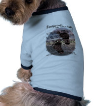 Footprints in the Sand... Doggie Tee Shirt