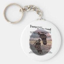 Footprints in the Sand... Key Chains