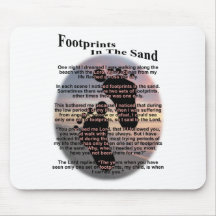 Footprints in the Sand... Mousemat