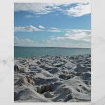 Footprints on the seashore flyer