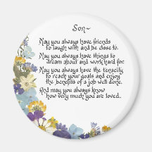 For a Son Fridge Magnets