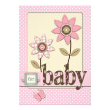 For Baby Girl Invitation