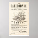 For California!..."Orion" Advertisement (1281A) Print