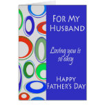 For My Husband on Father's Day Greeting Cards