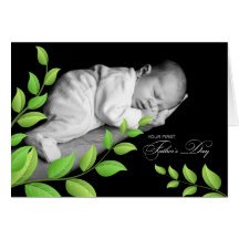 for New Daddy on Father's Day Newborn Card
