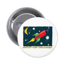 For The Stars! Pinback Button