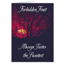 Forbidden Fruit Greeting Card