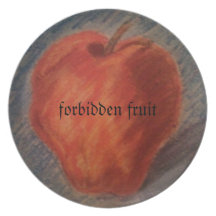 forbidden fruit party plates