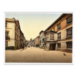 Fore Street, Totnes, England classic Photochrom Post Card