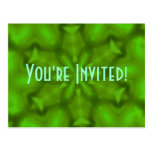 Forest Green Invitation Postcard