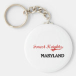 Forest Heights Maryland City Classic Key Chains