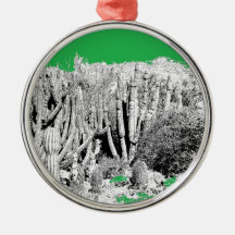 Forest of Cacti Christmas Ornament