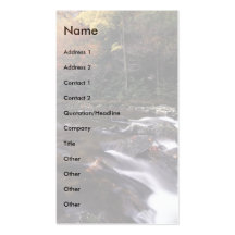 forest stream business card template