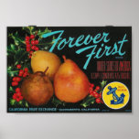 forever first pears poster