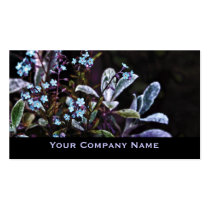 Forget me not flowers Custom Business Cards business cards