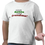Forget Santa I want Grandma Tshirts