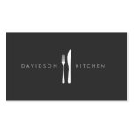 Fork & Knife Logo 2 for Chef, Foodie, Restaurant Business Card Templates