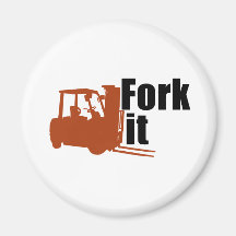 Fork Lift LoL Fridge Magnet