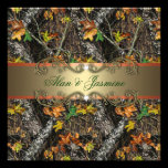 Formal Camo Wedding Invitations invitations