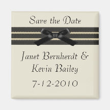 Formal Save the Date magnet
