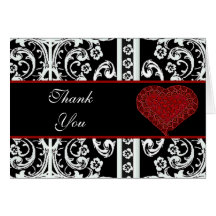 Formal Thank You Greeting Card