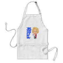Former British Prime Minister Iron Lady THATCHER Aprons