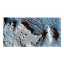 Former Streambed in Mars' Terra Meridiani Ridge Personalized Photo Card