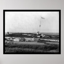 Fort Lincoln Interior near Washington, DC 1865 Poster
