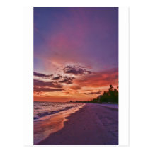 Fort Myers Beach Sunset Post Cards