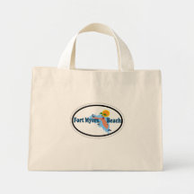 Fort Myers Beach. Tote Bags