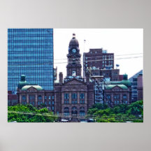 Fort Worh Texas Courhouse Print