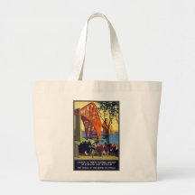 Forth Bridge - Vintage Travel Poster Art Bags