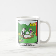 Fortune Teller: Panda cartoon Coffee Mugs