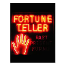 Fortune Teller - Past Present & Future Post Card