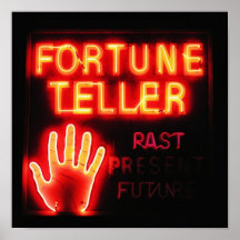 Fortune Teller - Past Present & Future Posters