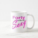 Forty Is The New Sexy Coffee Mug